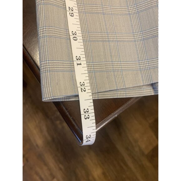 Pendleton Plaid Virgin Wool Chino Pants Size 12 Gray - Picture 8 of 9